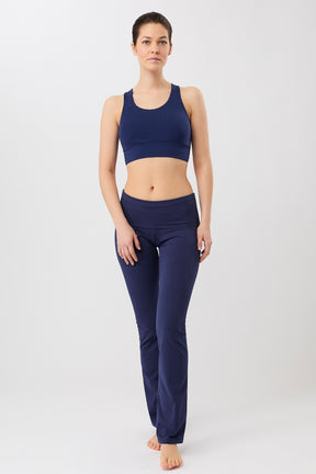 Mandala Fitness Blau Outfit Front - Wellness Bra