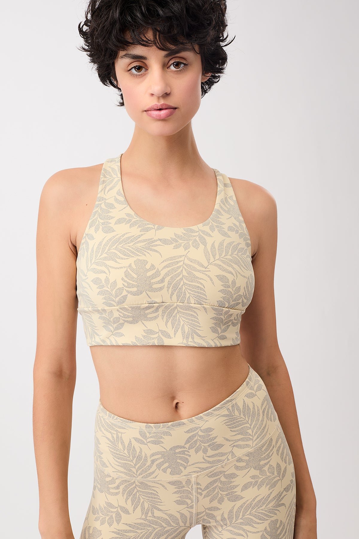 Mandala Sport Bra Print Front-Cosmic Bra