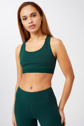 Mandala Sport Bra Grün Front - Sports Bra 