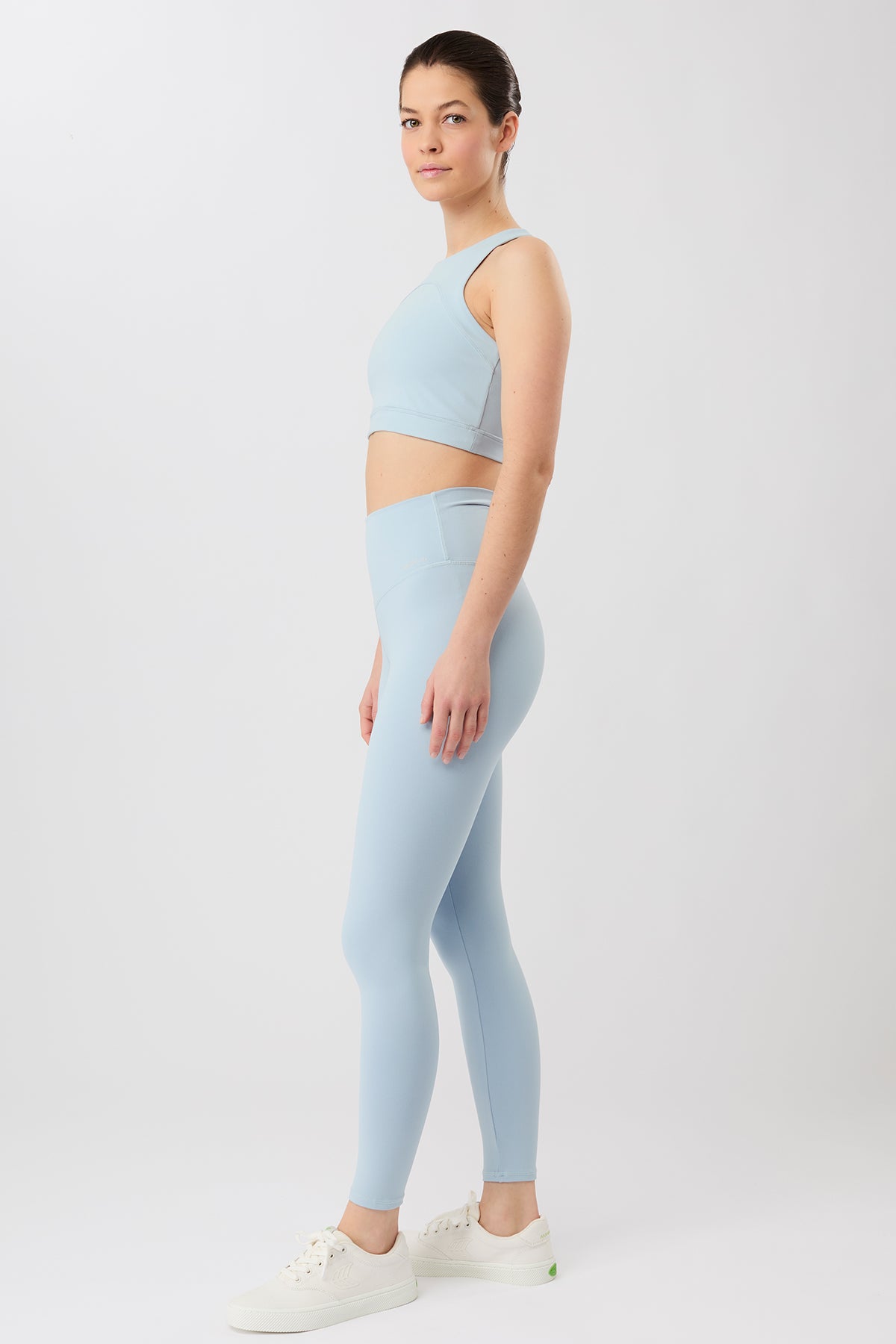 Mandala Fitness Legging Blau Outfit Seite - On Point Legging