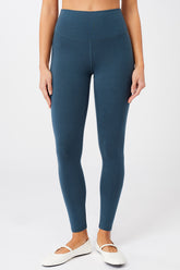 Mandala Fitness Pant Blau Front - Best Loved Legging