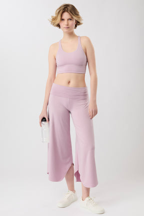 Mandala Sport Pant Rose Outfit Front - Tulip Pants