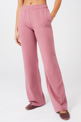 Mandala Sport Pant Rosa Front - Straight Tracker Pants