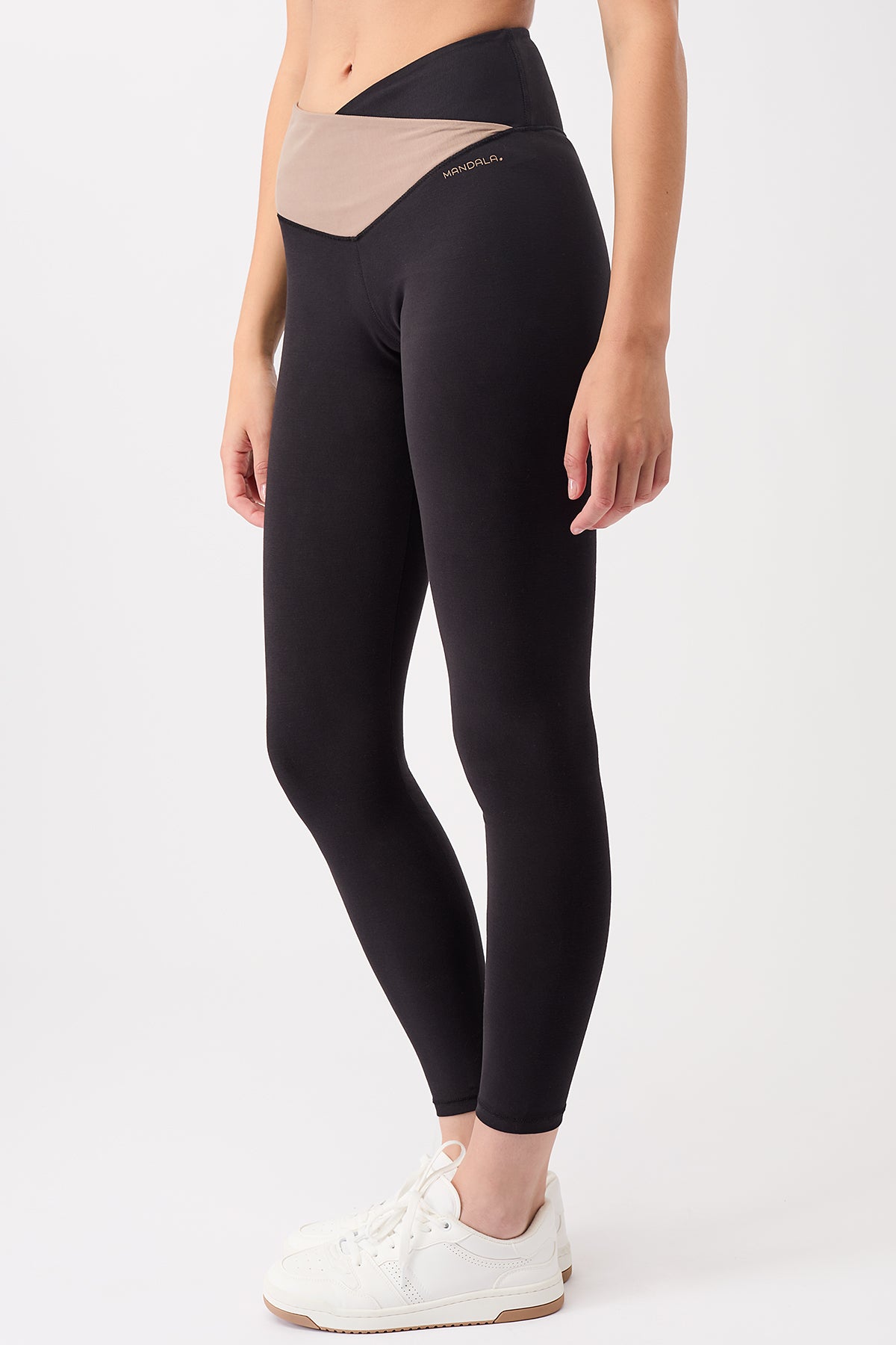 Mandala Sport Pant Schwarz Seite - Ballett Legging