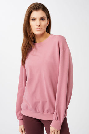 Mandala Trainings Shirt Rose Front  - Easy Sweater