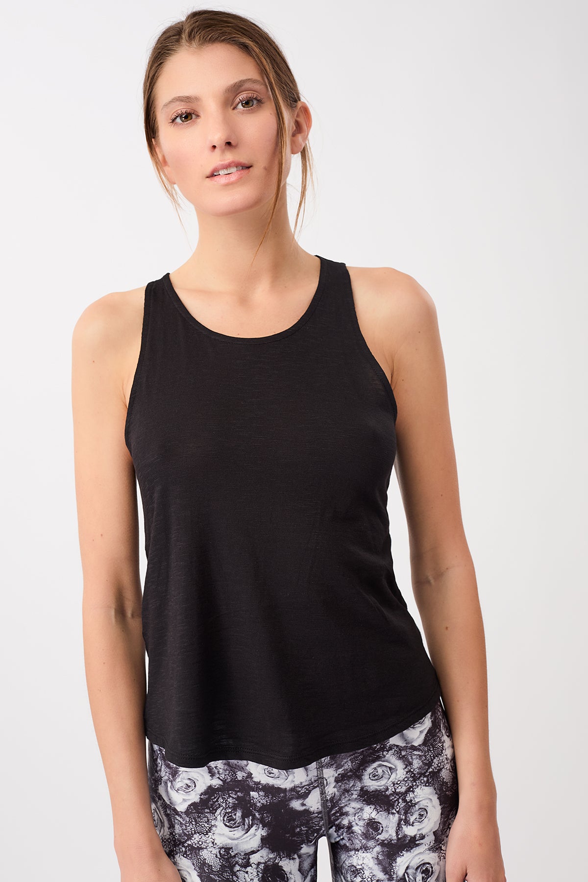 Mandala Fitness Top Schwarz Front - Mirage Top