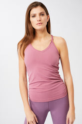 Mandala Fitness Top Rosa Front - New Cable Top