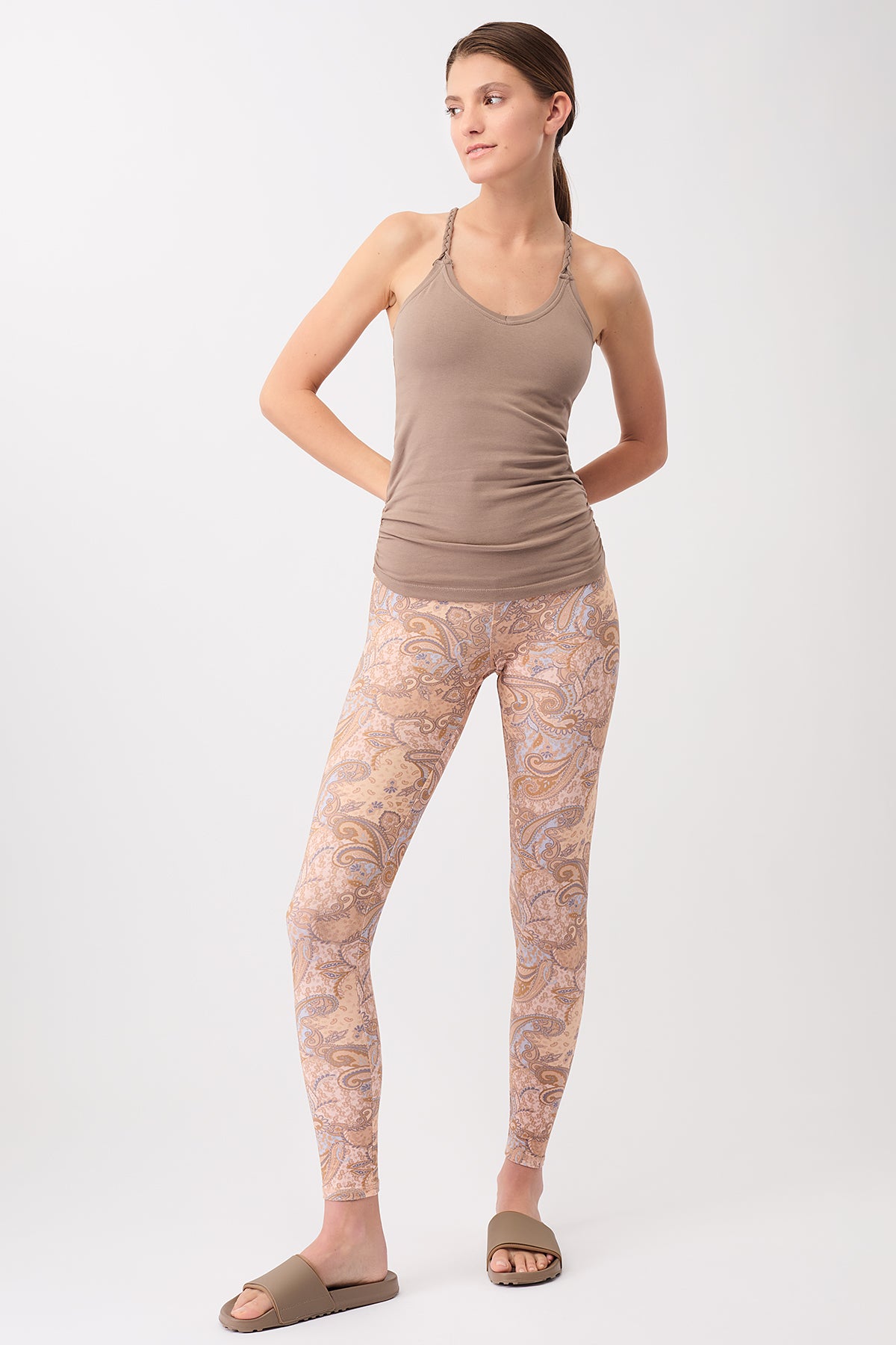 Mandala Trainings Pant Print Outfit Front - Printed Leggings