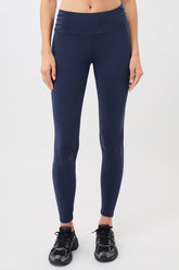 Mandala Sport Pant Blau Front - Barre Tight