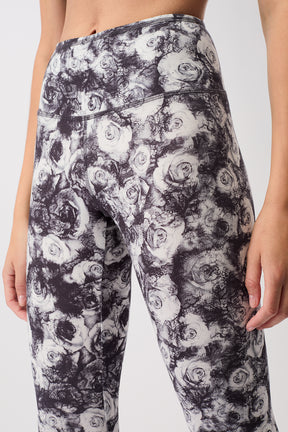 Mandala Trainings Pant Blumen Print Detail - Printed Leggings